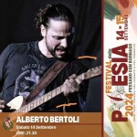 ALBERTO BERTOLI al FESTIVAL della POESIA